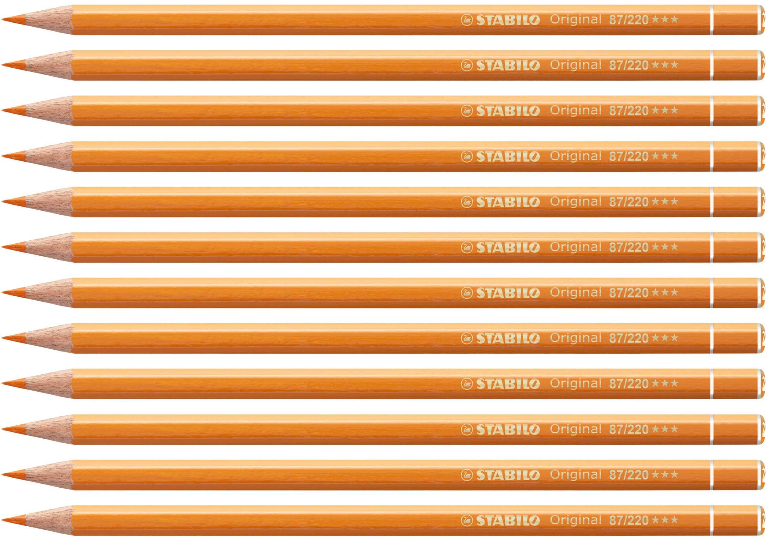 STABILO Premium Colouring Pencil Original - Pack of 12 - Indian yellow deep