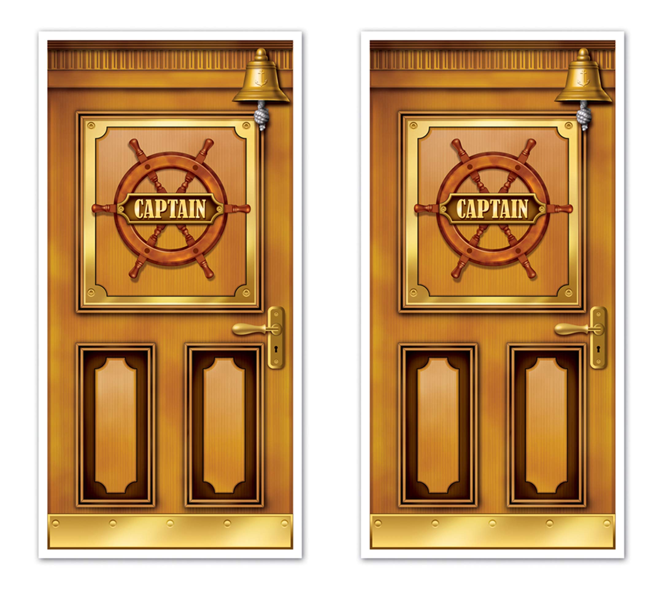 Beistle S57315AZ2 Cruise Ship Door Covers 2 Piece, Plastic, Multicolor