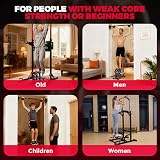 ONETWOFIT Power Tower Pull Up Bar Station Multi-Function 660LBS Black view 6