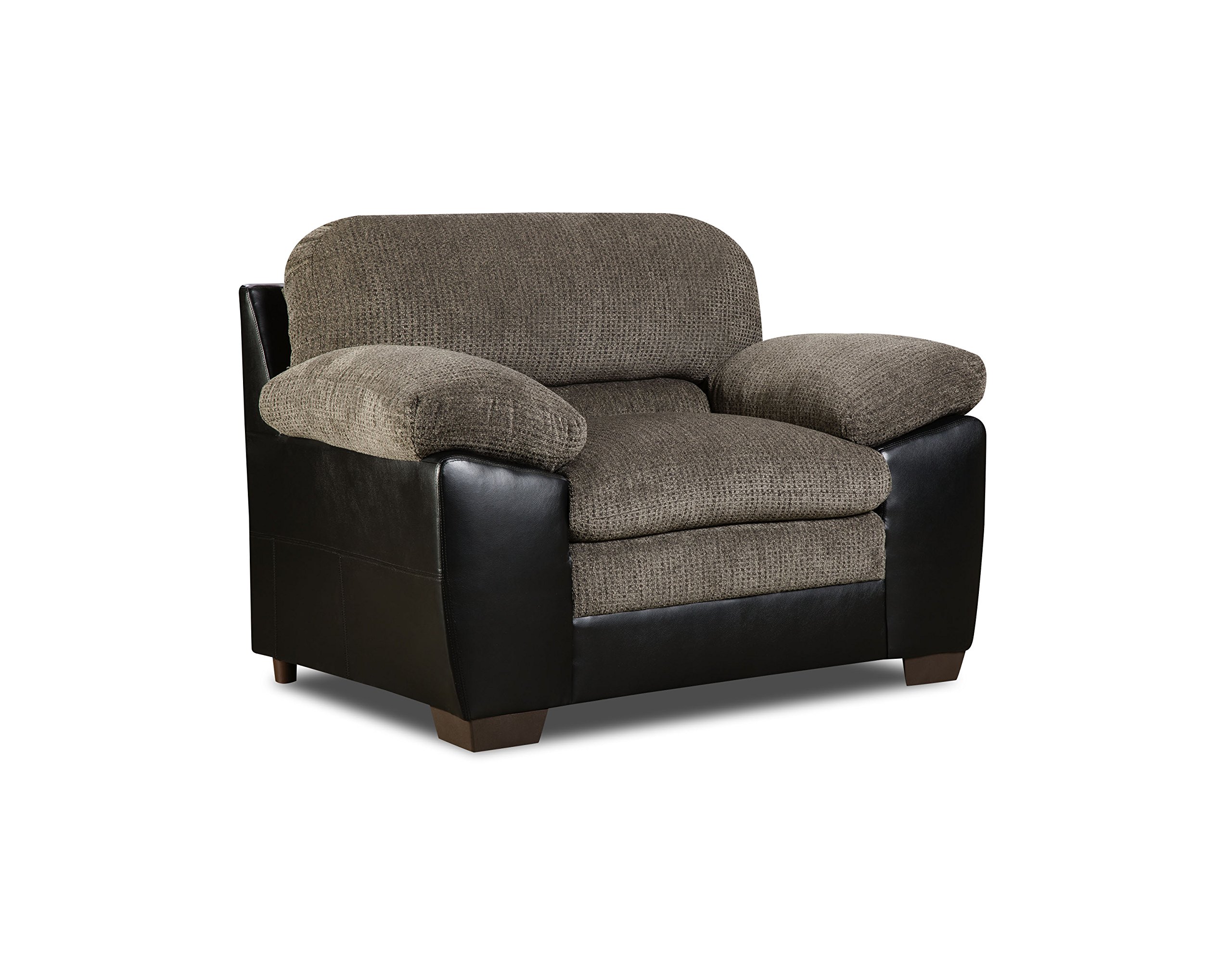 Simmons Upholstery 807201 Hometown Pewter Hometown Chair, Large Scale