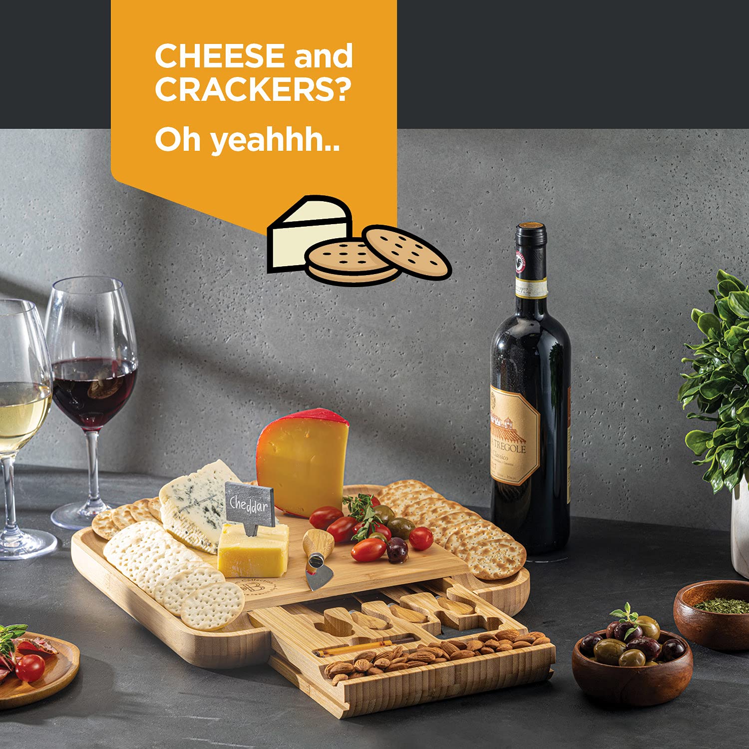 Bambüsi Charcuterie Board