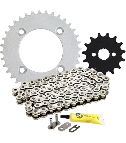 ちぃ Amazon.com: NICHE Drive Sprocket Chain Combo for Kawasaki KLX110
