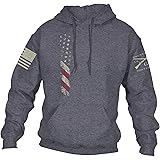 woodland camo flag hoodie