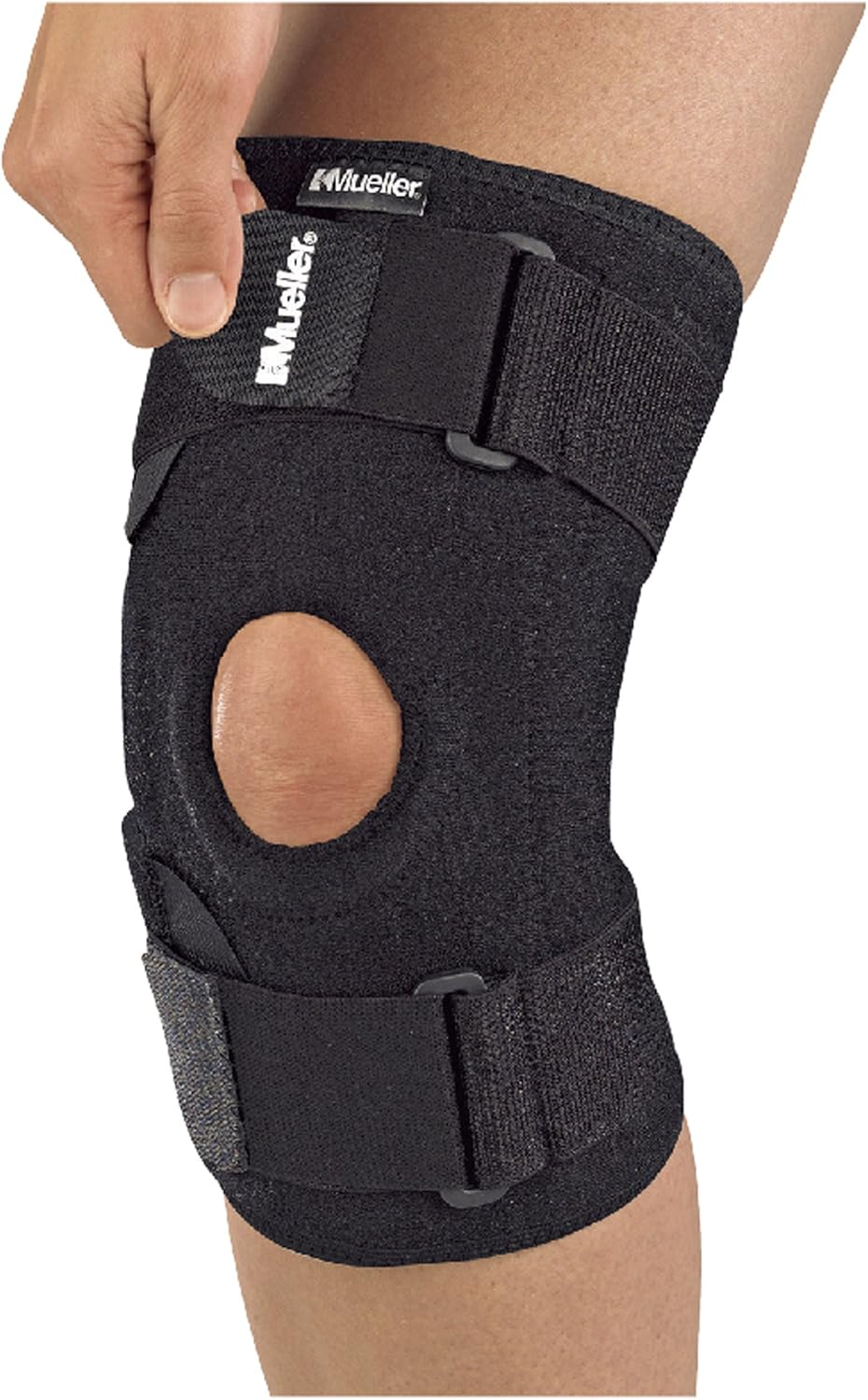Amazon ミューラー Mueller ひざサポーター 左右兼用 男女兼用 フリーサイズ 日常生活 スポーツ全般 抗菌機能 スポーツ アウトドア