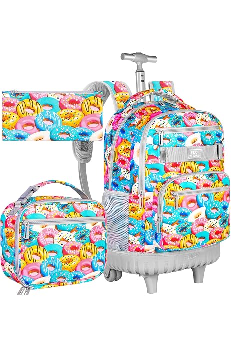 Juego De 3 Mochilas Escolares Chenren - Sin Dientes, Con Bolsa De Hombro Y Estuche, Multicolor, Para Niños Y Estudiantes