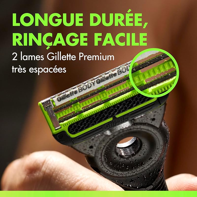 Labs Body + Intimate Lames de Rasoir Homme, Pack 12