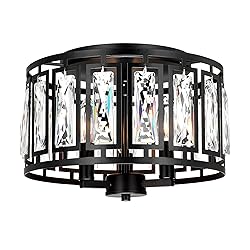 Crystal Ceiling Light Flush Mount for