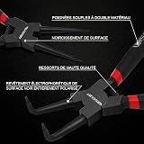 WISEUP Circlip Pliers 170mm Internal Straight Tip Pliers 1.5mm Tip view 6