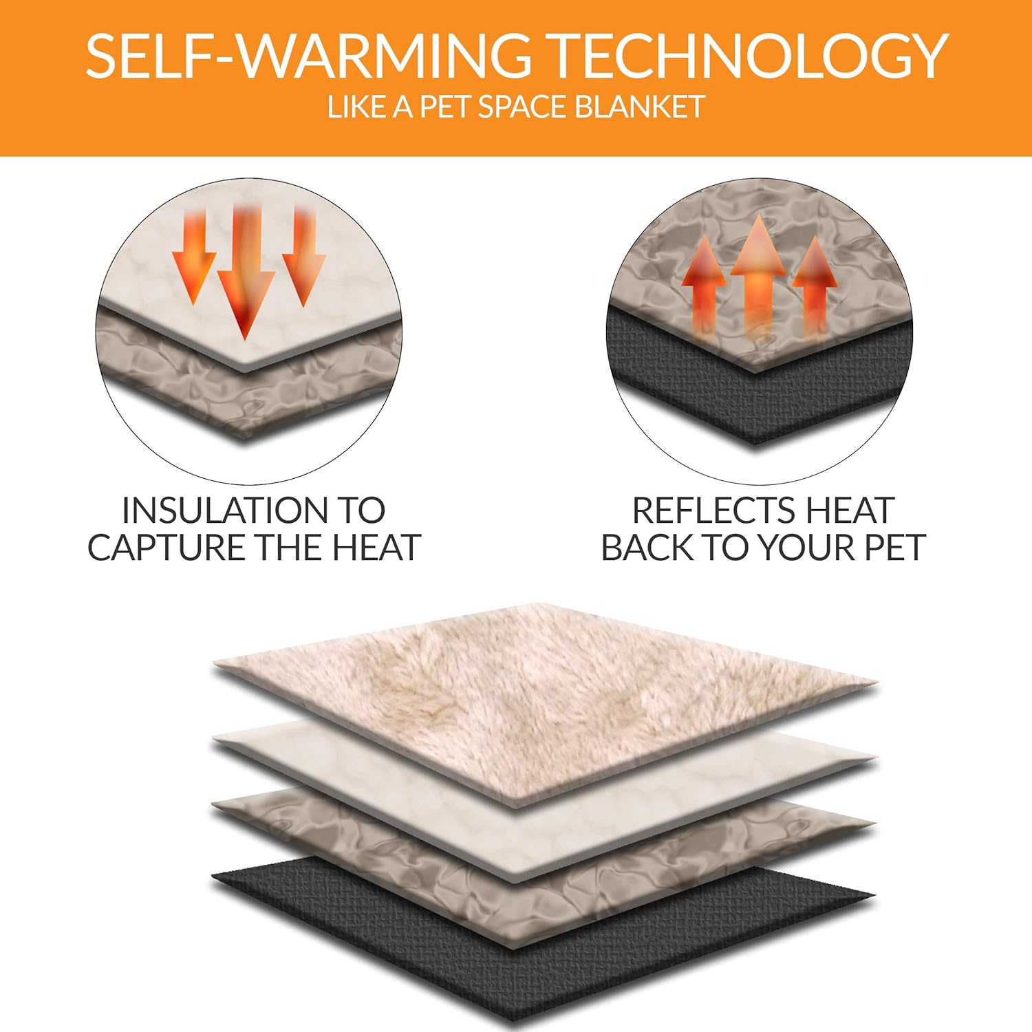 K&H Pet Products Self-Warming Crate Pad Gray X-Small 14 X 22 Inches : Pet Bed Mats : Pet Supplies