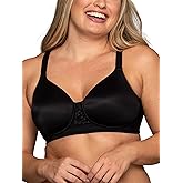 Vanity Fair Women's Full Figure Beauty Back Smoothing Bra, 4 Way Stretch Fabric, Lightly Lined Cups up to H