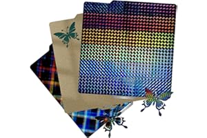 NORTHRENDA 【2pcs with 3 Patterns】257x257MM Double Sided Build Plate Spring Steel Flexible Platform Print Bed PES/PEP/PEI Sheet Heated Board for Bambu Lab X1/X1C/X1E/P1P/P1S/A1 3D Printer Accessories Replacement