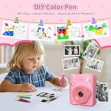 Gofunly Kids Camera Instant Print 2.0-Inch 32GB 5 Roll Paper 3-12 view 5