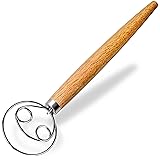Maxjoy Danish Dough Whisk Stainless Steel Hook