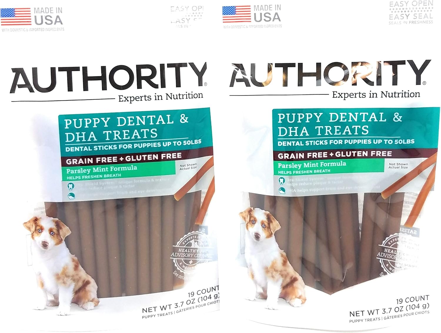 authority puppy dental sticks