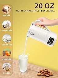BUAIAHUG Nut Milk Maker Machine 20oz – Upgraded