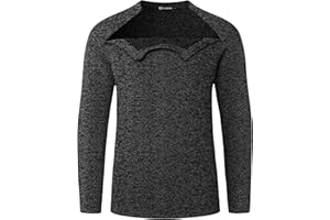 KGGEOO Fleece Lined Unisex Chemo Shirts for Port Access Long Sleeve Shoulder Surgery Zippers Off Shirt Thermal Dialysis Shirt