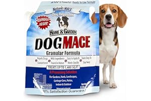 NATURE'S MACE Nature’s MACE Dog MACE Granular Dog Repellent, 2.5 lb – Outdoor Dog Deterrent for Lawn, Yard, Garden, and Plants, Helps Keep Dogs Away from Bushes and Flower Beds, Covers up to 1,400 Sq. Ft.