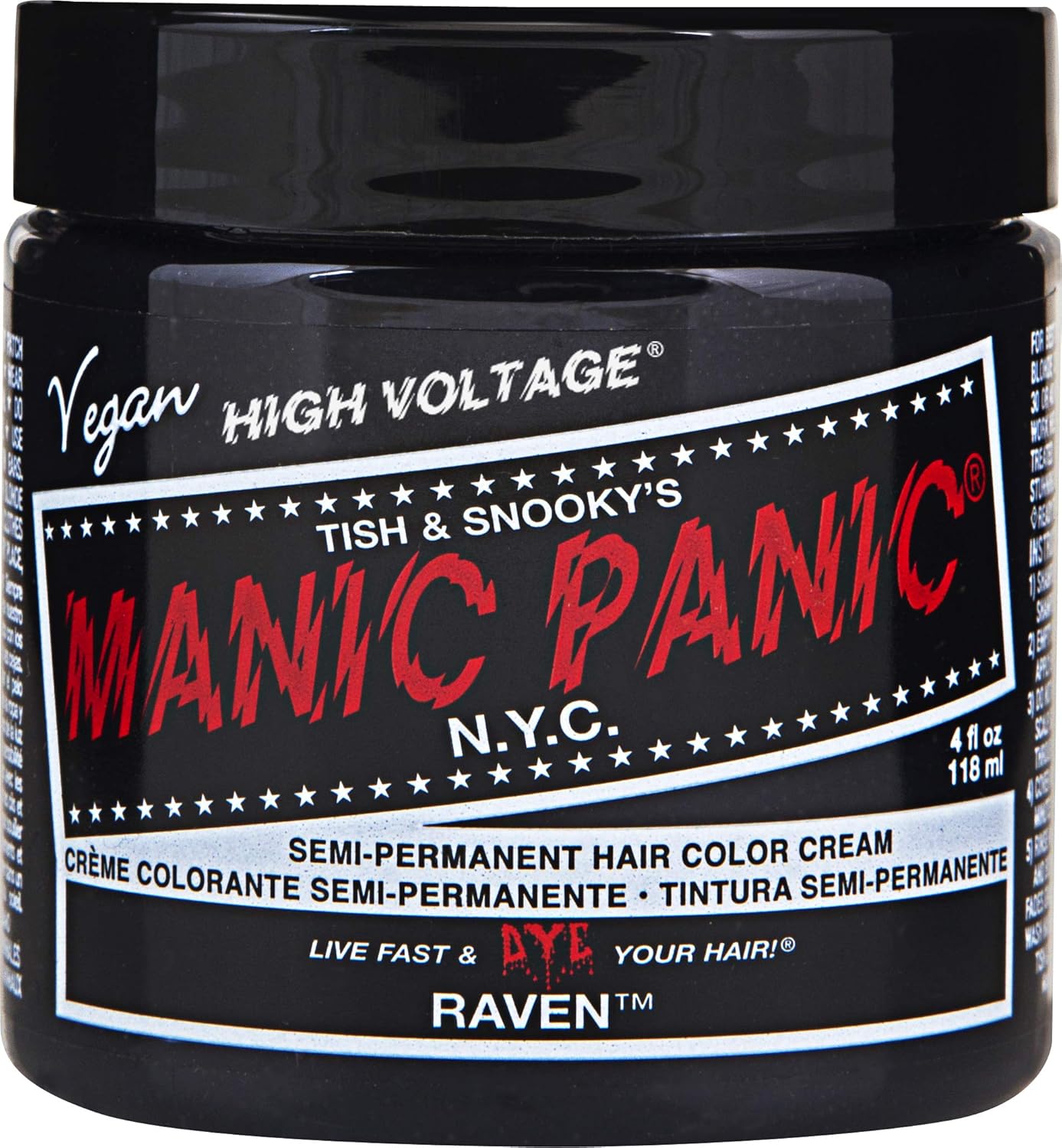 Manic Panic - Raven Cream Hair Color 4 fl. oz: Amazon.ca: Beauty