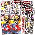 Transformers Stickers and Tattoos Super Set for Kids - Bundle with Over 60 Transformers Stickers and 75 Transformers Temporary Tattoos | Transformers Party Supplies