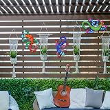 OFFCUP Metal Gecko Wall Decor 3pc Garden Outdoor Wall Art Hanging Sculpture view 8