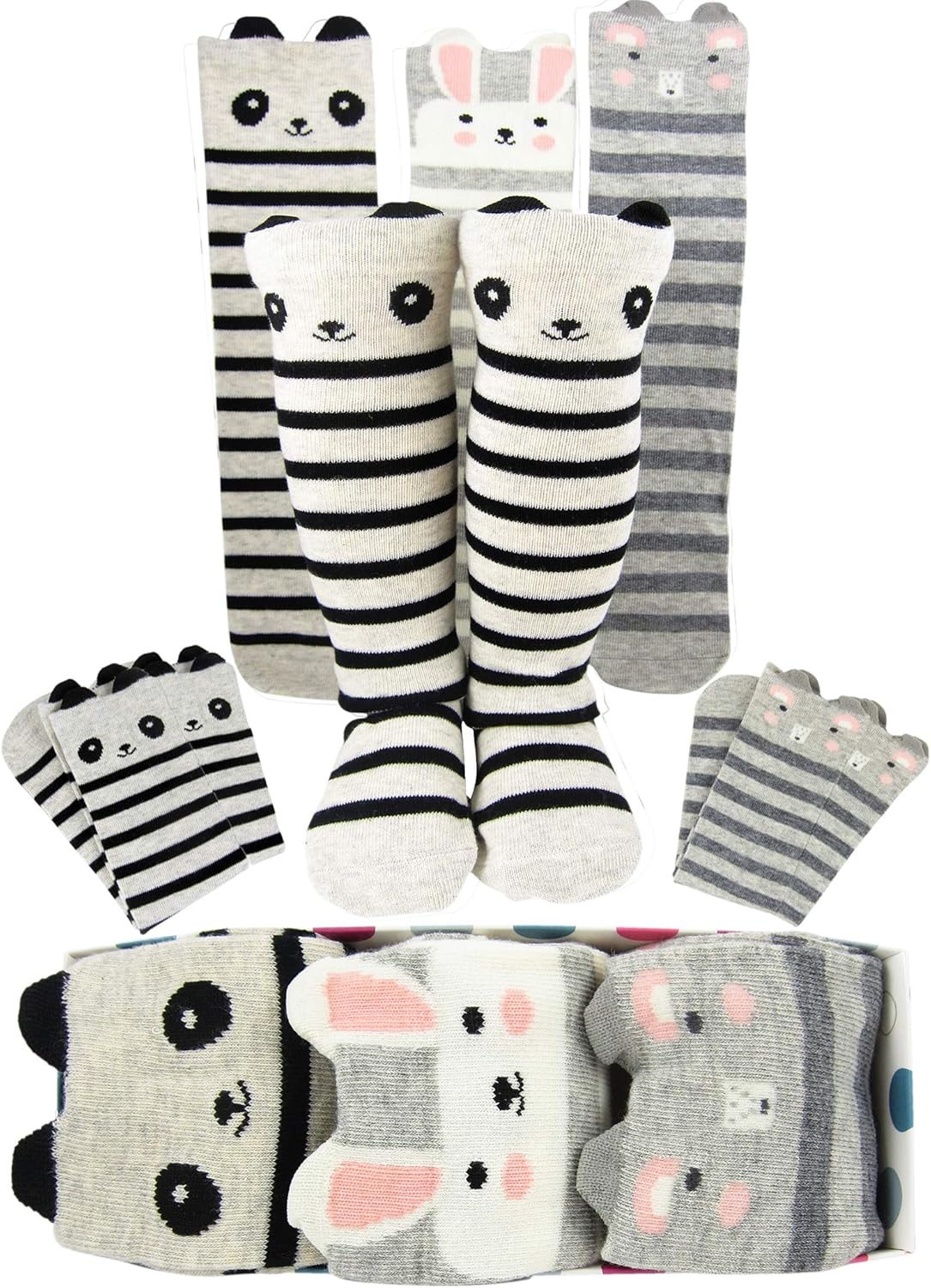 Girls Knee High Long Socks Gift For 48 Year Old Girl Sock From Tiny