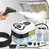 2500W Steam Cleaner for Home & Car, 15s Heat-Up Handheld Steamer for Cleaning, 1.2L Portable High Steam Cleaners, 6-Level Steam Control with 14 pcs Accessories Kit for Car, Floors, Couches, Grout