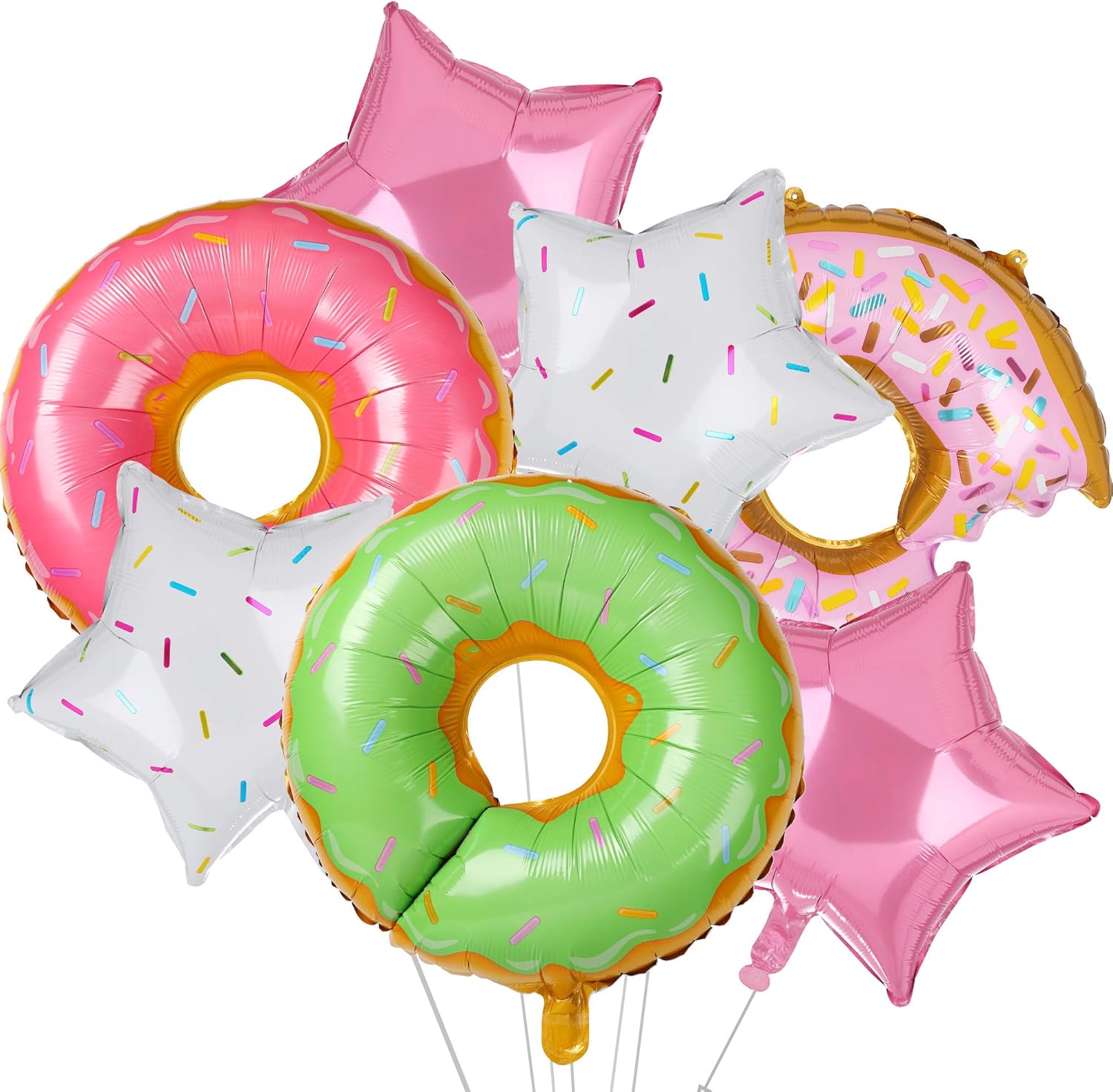 Big Donut Foil Balloons Large Mylar 