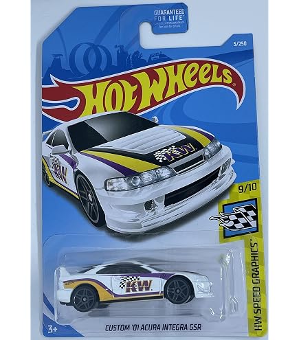 Amazon.com: Hot Wheels Speed Blur 2/5 Custom '01 Acura Integra GSR