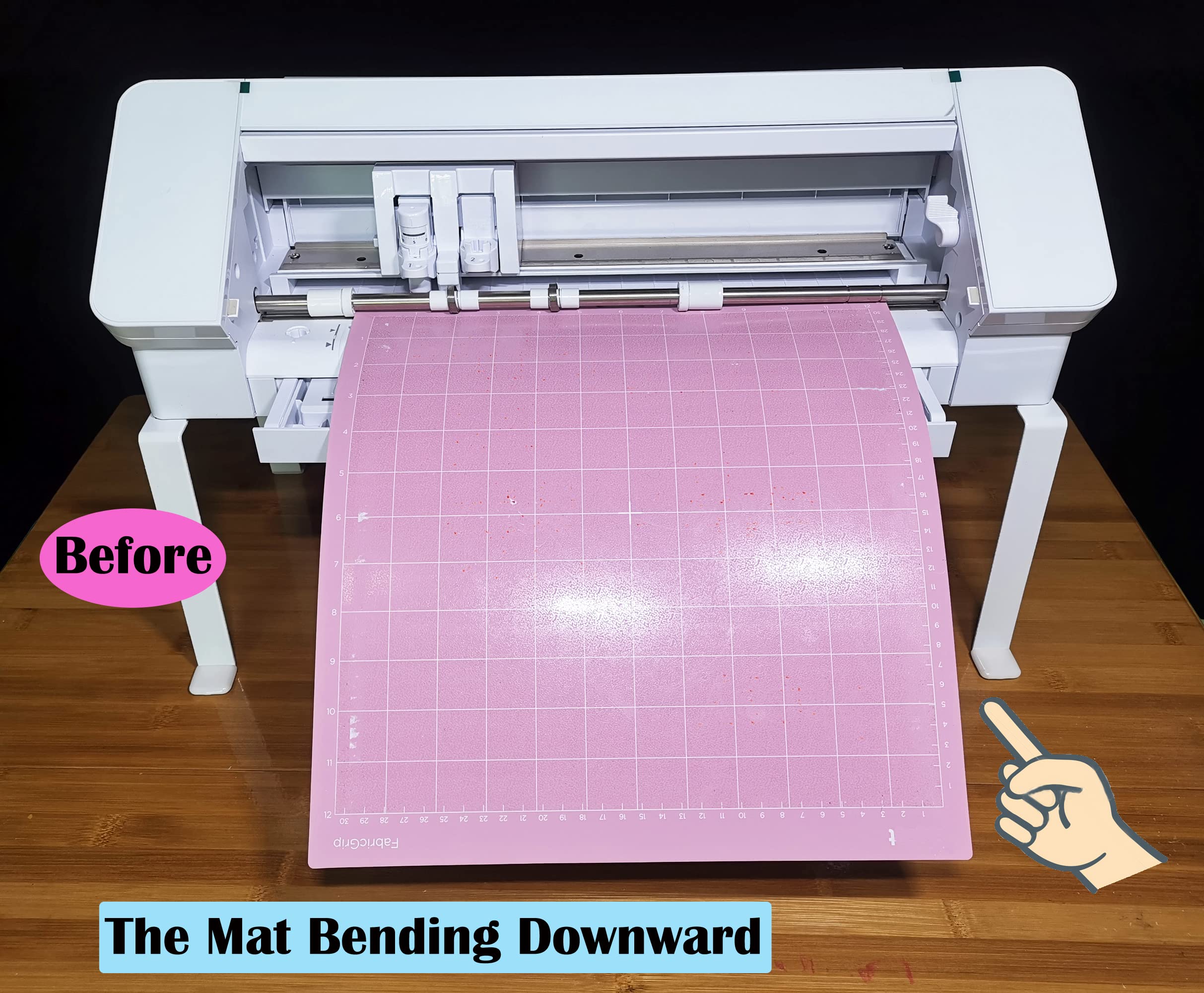 Extension Tray Compatible with silhouette Cameo 4,Extender Tray Compatible with silhouette Cameo 4 Cutting Mat,Cutting Mat Extender Support For Cameo 4 (white)