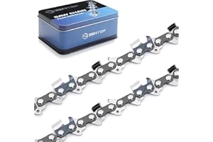 Zentop 24 Inch Chainsaw Chain, 3/8" Pitch, 050" Gauge, 84 Drive Links, Fits Husqvarna 455, 460 Rancher, and More (2 Chains).