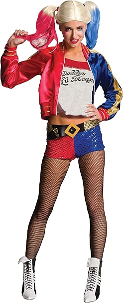 Harley Quinn Suicide Squad Adult Costume De Deguisement Multi Colored Ladies S Amazon Fr Jeux Et Jouets