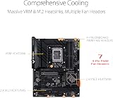 ASUS TUF GAMING Z790-PLUS WIFI D4 Intel LGA1700 ATX Motherboard 20+1 VRM view 3