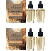 Bath &amp; Body Works Wallflowers Refills, Mahogany Teakwood Scent, 4 Pack | Plug-In Air Freshener Refills in Warm, Woodsy Mahogany Teakwood for Bedrooms, Bathrooms, and Living Spaces