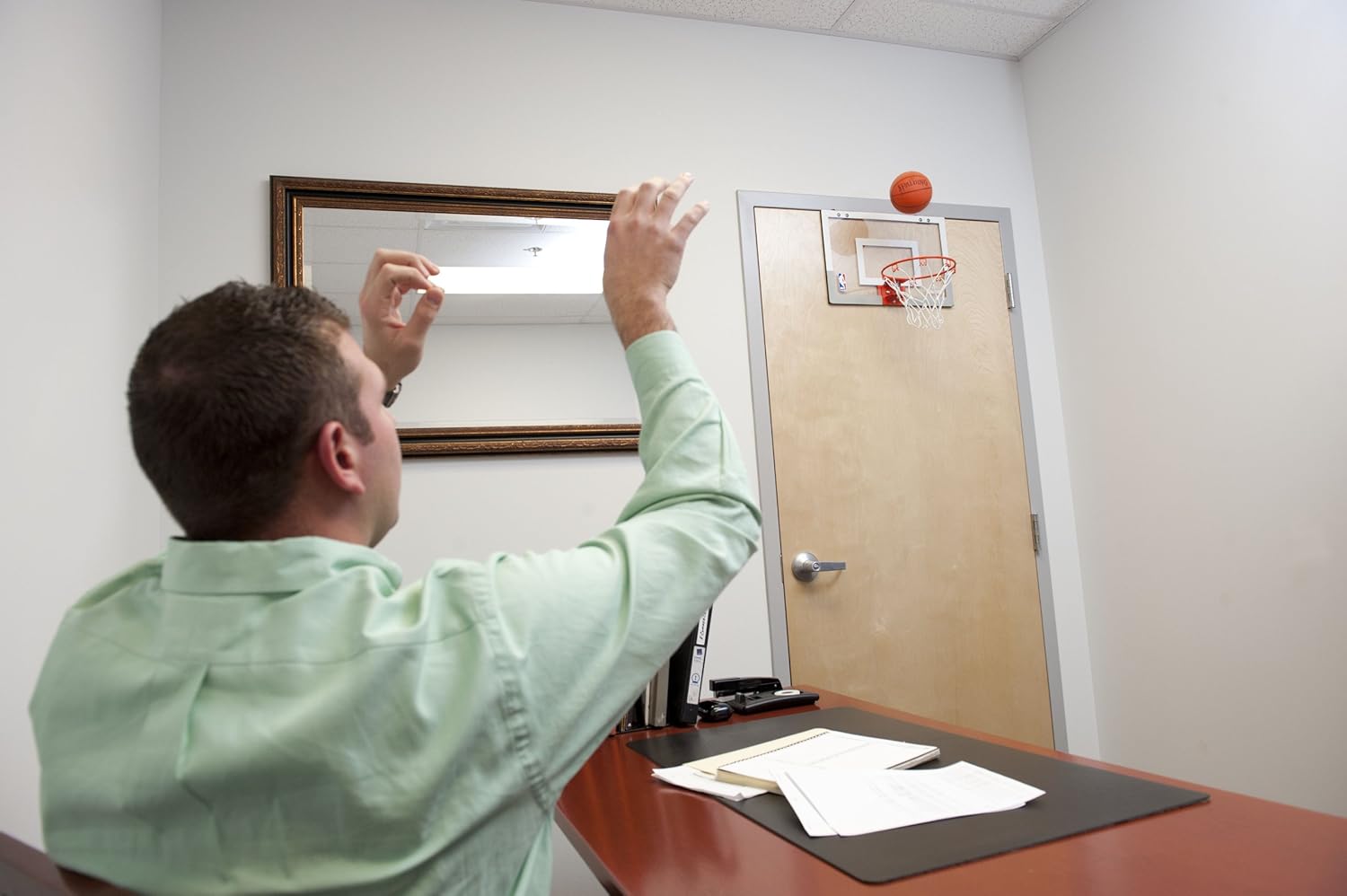 Spalding nba logoman mini basketball backboard Clearance