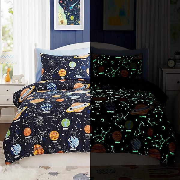 Yookeer 4 Pcs Space Wall Art Signs For Kids Room - Inspirational Wooden Galaxy Decor With Motivational Quotes - View #10