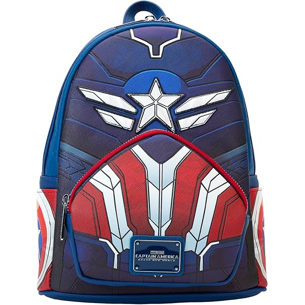 Amazon.com: Loungefly Marvel Falcon Captain America Cosplay  display picture 1