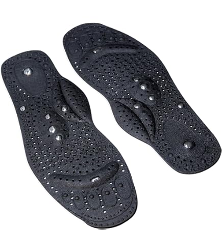 thumbnail image 2 of Magnetic Insoles For Men And Women,Foot Massage Shoe Inserts With Arch Support,Bring A Comfortable Experience, Non-Slip Cushioning And All-Day Comfort (Black, M/8-11 2 of 10