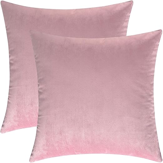 Amazon Com Tula Linen Velvet Zipper Closer Throw Pillow Covers