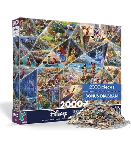 Amazon.com: Tenyo Disney All Star Stained Glass Jigsaw Puzzle