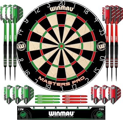 Winmau Masters Pro Dartboard Set – Complete Home Dartboard Setup