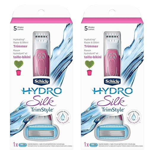 schick hydro silk trimstyle hydrating razor & bikini trimmer 1 ea