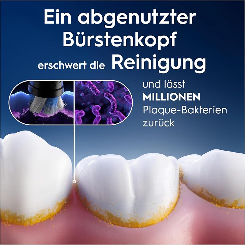 Aufsteckbürsten iO Strahlendes Weiss, Weiß, 8 Stück