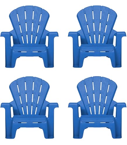 Amazon.com: Little Tikes Kids Garden Chair 4 Pack in Red, Outdoor