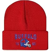 Beanie for Men Women Vintage Embroidered City Hats Apparel Gifts Classic Sport Beanie