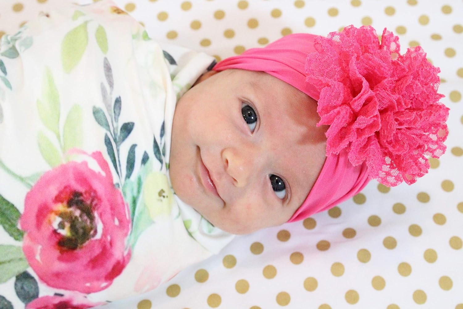 baby blanket and headband set