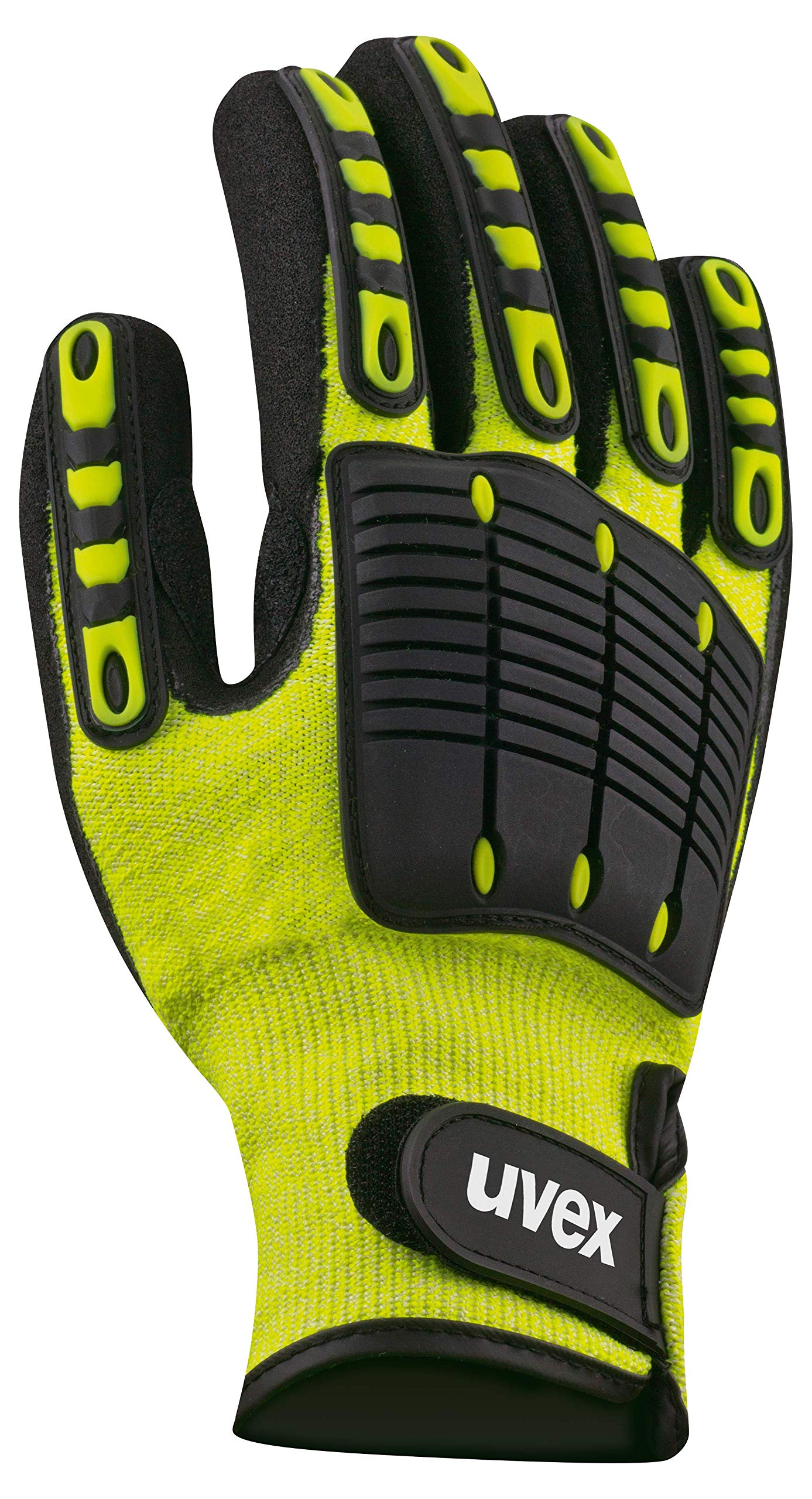 Uvex Synexo Impact 1 Cut Protection Gloves - Yellow/Black - Size 09 (L)