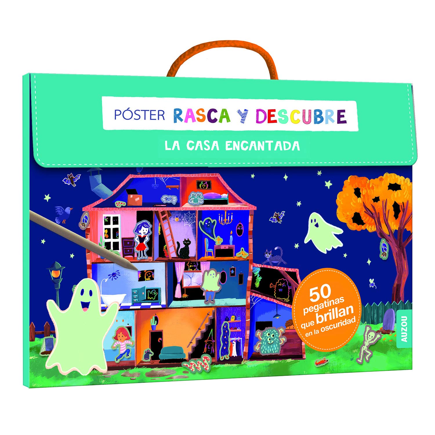 Auzou Creatife- Scratch, Uncovered, Multicolour (87132)