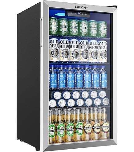 Ru♡ Amazon.com: Feelfunn 24 Cans Beverage Refrigerator Cooler - Mini