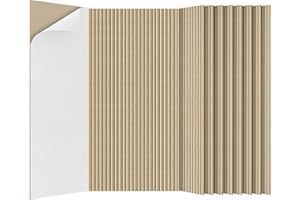 EVENRISING 10 Pack Acoustic Panels,47.2x23.6x0.4 inch Acoustic Wall Panels,Large Soundproof Panels,Self-Adhesive Sound Proof Panels for Walls,Acoustic Treatment for Recording Studio&Office,Camel