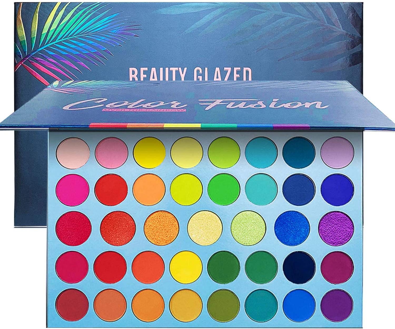 Beauty Glazed Rainbow Eyeshadow Palette Professional 39 Color Makeup